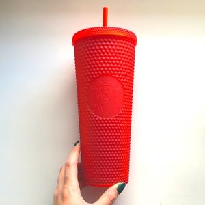 Starbucks Matte Red Studded Tumbler Cup